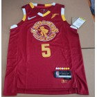 Maillot Basket 5 Money Merrill Cavaliers 75e anniversaire Rouge