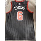 Maillot Basket 6 Caruso Bulls Noir avec Stripe