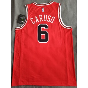 Maillot Basket 6 Caruso Chicago Bulls Rouge
