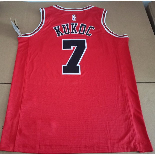 Maillot Basket 7 Kukoc Chicago Bulls Rouge