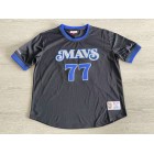 Maillot Basket 77 Doncic Mavericks Noir Manche Courte