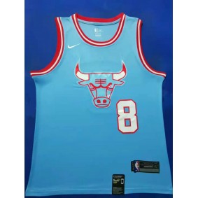 Maillot Basket 8 Lavine 2019-20 Bulls City Bleu