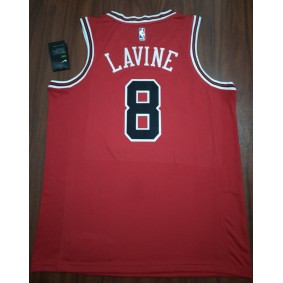 Maillot Basket 8 Lavine Bulls Retro Rouge