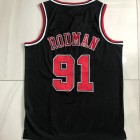 Maillot Basket 91 Rodman Chicago Bulls 1997-98 Finals Noir