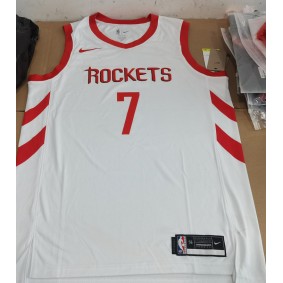 Maillot Basket Houston Rockets 7 Carmelo Anthony Association Blanc