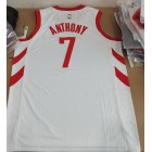 Maillot Basket Houston Rockets 7 Carmelo Anthony Association Blanc