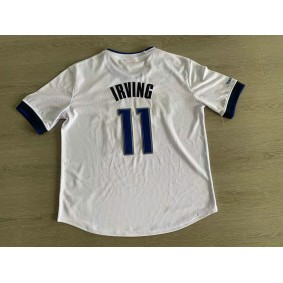Maillot Basket Manche Courte 11 Irving Mavericks Blanc