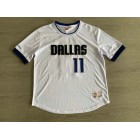 Maillot Basket Manche Courte 11 Irving Mavericks Blanc