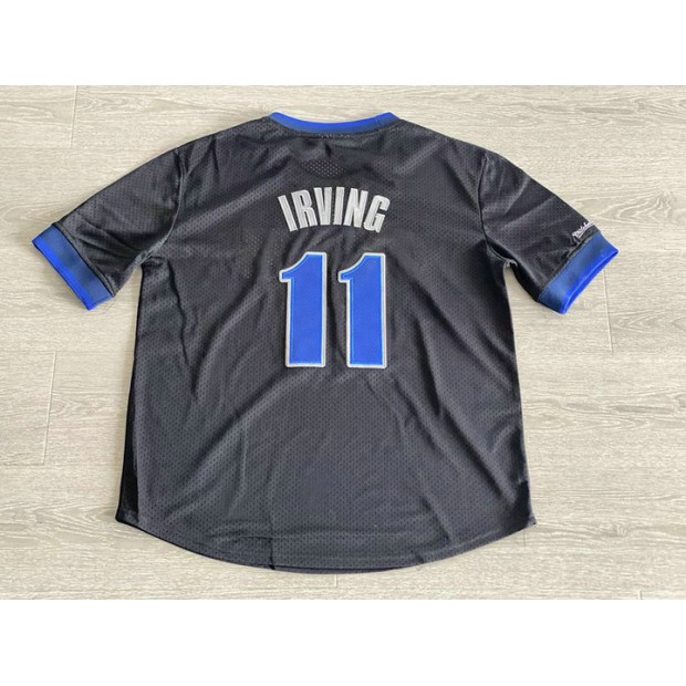 Maillot Basket Manche Courte 11 Irving Mavericks Noir
