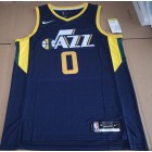 Maillot Basket Utah Jazz 0 Hendricks Bleu