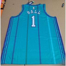 Maillot Charlotte Hornets 2023 2024 Ball 1 Rétro Vert
