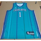 Maillot Charlotte Hornets 2023 2024 Ball 1 Rétro Vert