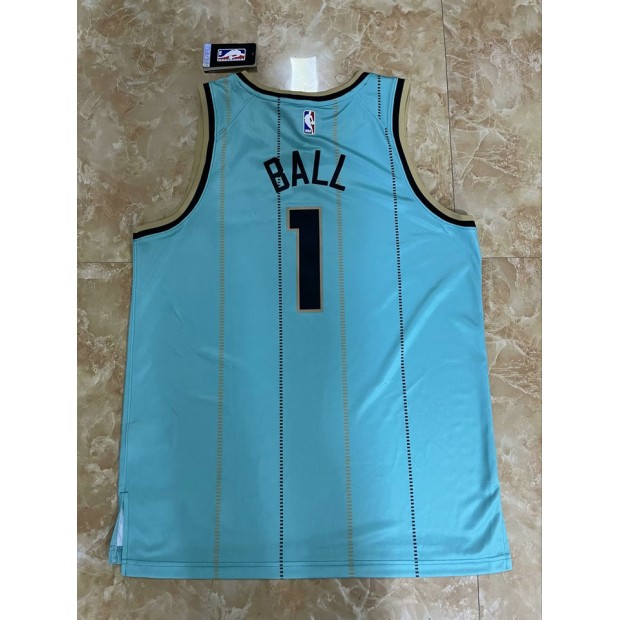 Maillot Charlotte Hornets 2024 2025 Ball 1 City Edition Bleu