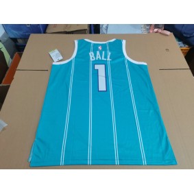 Maillot Charlotte Hornets Jordan Ball 1 Personnalisé Vert