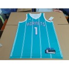 Maillot Charlotte Hornets Jordan Ball 1 Personnalisé Vert
