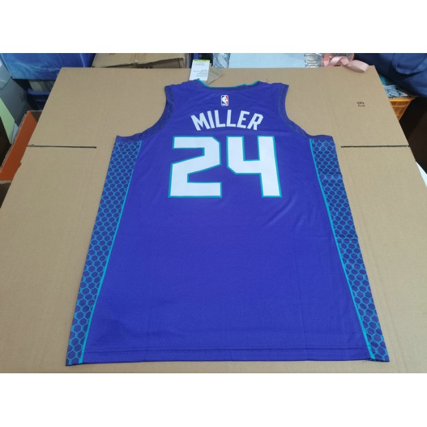 Maillot Charlotte Hornets Jordan Miller 24 Bleu