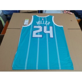 Maillot Charlotte Hornets Jordan Miller 24 Personnalisé Vert