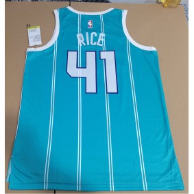 Maillot Charlotte Hornets Jordan Rice 41 Vert
