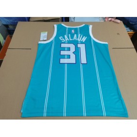 Maillot Charlotte Hornets Jordan Salaun 31 Personnalisé Vert