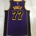 Maillot NBA 77 Doncic Los Angeles Lakers Violet