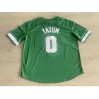 Maillot NBA Boston Celtics Tatum 0 Vert Manche Courte