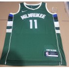 Maillot NBA Milwaukee Bucks 2023 Brook Lopez 11 Vert