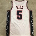 Maillot New Jersey Nets 5 Kidd 2006-07 Blanc