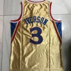 Maillot Philadelphia 76ers Iverson 3 1996-97 Or