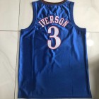 Maillot Philadelphia 76ers Iverson 3 2001-02 Bleu