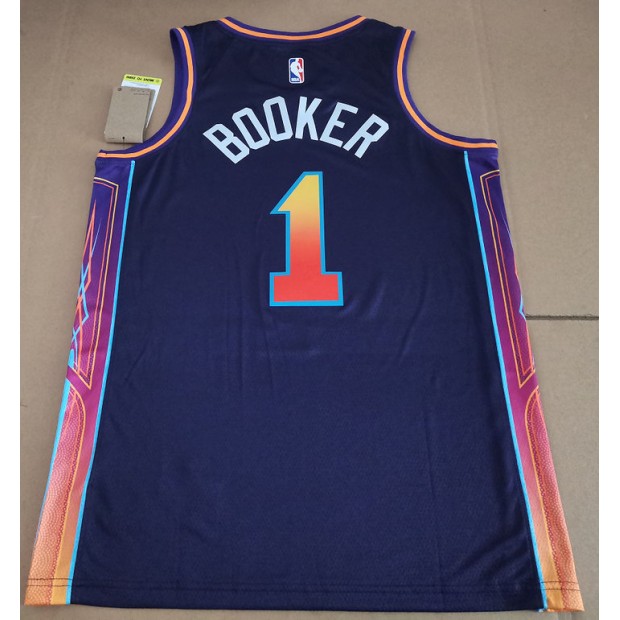 Maillot Phoenix Suns 1 Booker Suns 2023-24 City Edition Violet