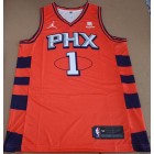 Maillot Phoenix Suns 1 Booker fashion design Orange