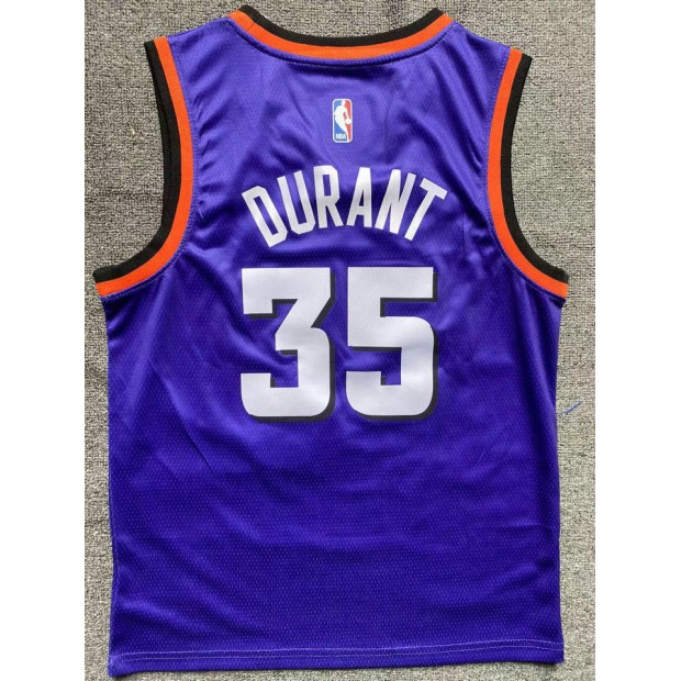 Maillot Phoenix Suns 35 Durant Enfant Classic Edition Violet