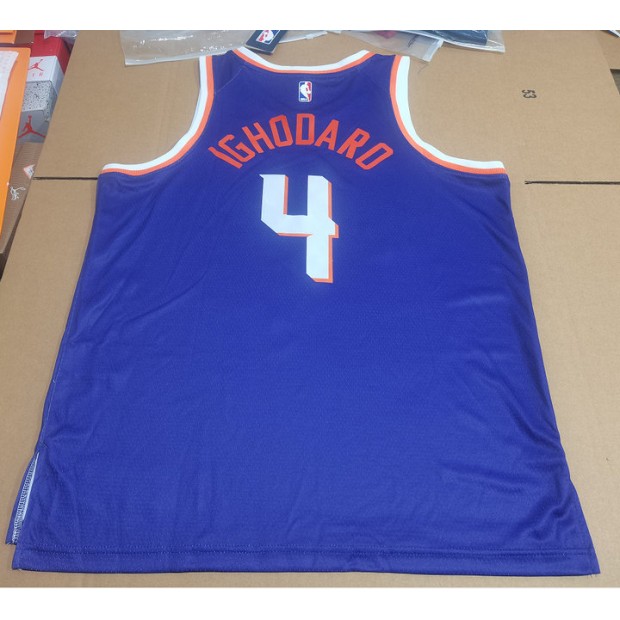 Maillot Phoenix Suns 4 Oso Ighodaro 2023-24 Violet