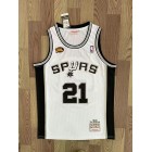 Maillot San Antonio Spurs Tim Duncan 1998-99 NBA Finals Blanc
