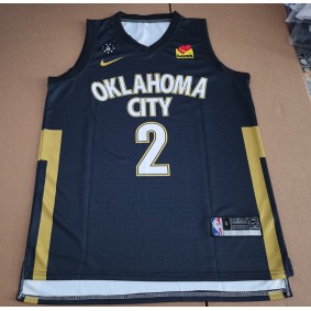 Maillot Shai Gilgeous-Alexander 2 Oklahoma City Thunder 2019-20 Imprimé