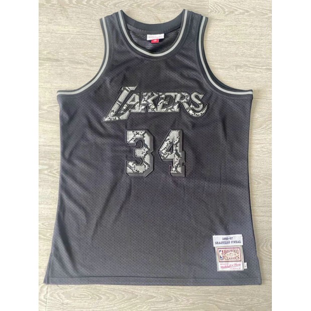 Maillot Shaquille O'Neal Los Angeles Lakers 1996-97 Noir