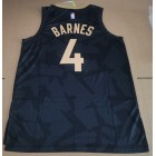 Maillot Toronto Raptors 4 Barnes 2023 City Edition Noir