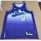 Maillot Utah Jazz 8 Mills Throwback Violet