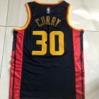 Maillot authentique 30 Curry Golden State Warriors 2024-25 City Navy