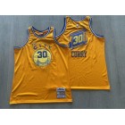 Maillot authentique 30 Curry Warriors 2019-20 jaune