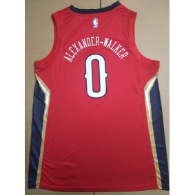 Maillot de Basket 0 Alexander-walker Pelicans Rouge