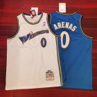 Maillot de Basket 0 Arenas Wizards 2003-04 Vintage Bleu