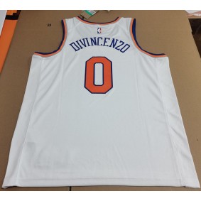 Maillot de Basket 0 Divincenzo New York Knicks Blanc