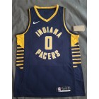 Maillot de Basket 0 Haliburton Indiana Pacers Bleu