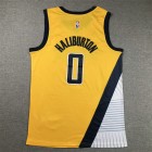 Maillot de Basket 0 Haliburton Indiana Pacers Jaune