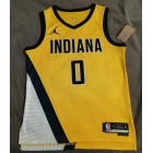 Maillot de Basket 0 Haliburton Pacers 2022-23 Jaune