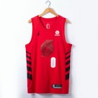 Maillot de Basket 0 Lillard 2022-23 Statement Edition Rouge