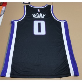 Maillot de Basket 0 Monk Sacramento Kings Noir