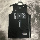 Maillot de Basket 1 Bridges Nets 2022-23 Statement Edition Noir