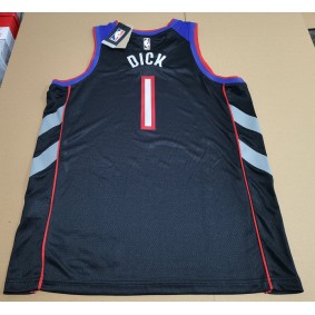 Maillot de Basket 1 Dick Raptors Retro Violet